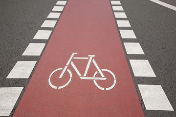 Bike Lane Symbol, Bonn
