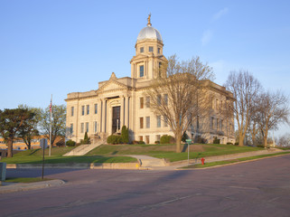 Fototapeta na wymiar County Courthouse in Jackson, Minnesota