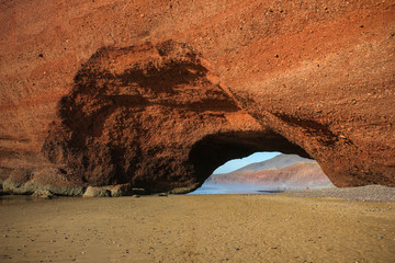 Big Red Arch of Legzira. Morocco. 