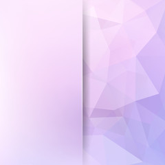 Abstract geometric style pastel background. 