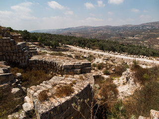 Sebastia, ancient Israel, ruins and excavations