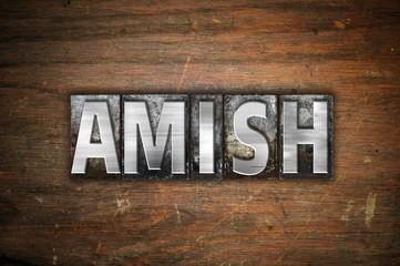 Amish Concept Metal Letterpress Type