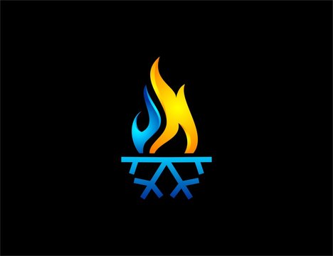Fire cold logo