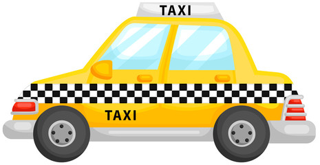 Cute Yellow Taxi