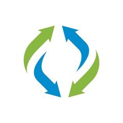 Naklejka premium creative logo with arrow
