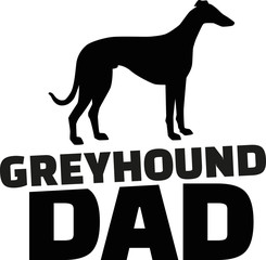 Greyhound dad