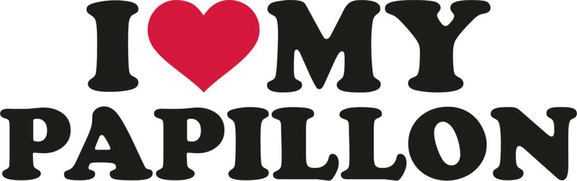 I love my papillon