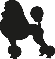 Poodle silhouette