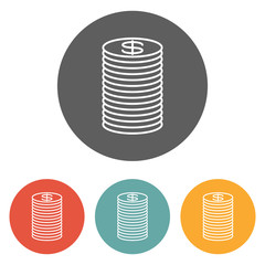 coins stack icon