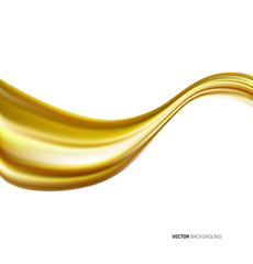 Engine oil wave isolated 
