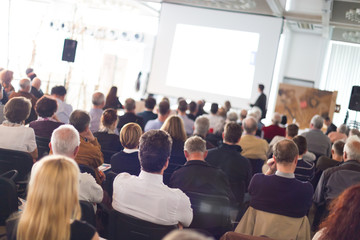Audience in the lecture hall.