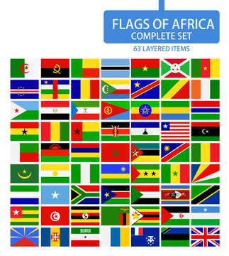 Flags of Africa Complete Set
