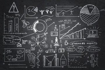 Fototapeta premium Business planning seminar