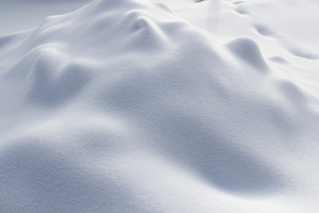 Obraz premium Bizarre shape snow
