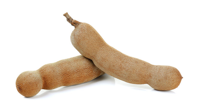 Tamarind isolated on the white background