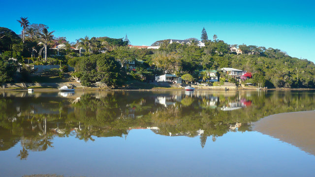 Gonubie river reflections in the morning