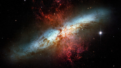 Obraz na płótnie Canvas Space nebula. Elements of this image furnished by NASA