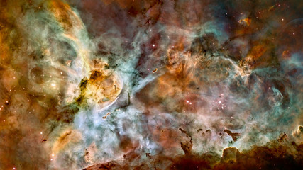 Plakat Space nebula. Elements of this image furnished by NASA