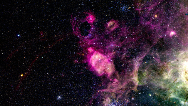 Space nebula. Elements of this image furnished by NASA