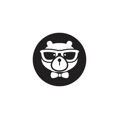 Fototapeta premium Bear with glasses