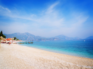 Beautiful seascape of mediterranean waters