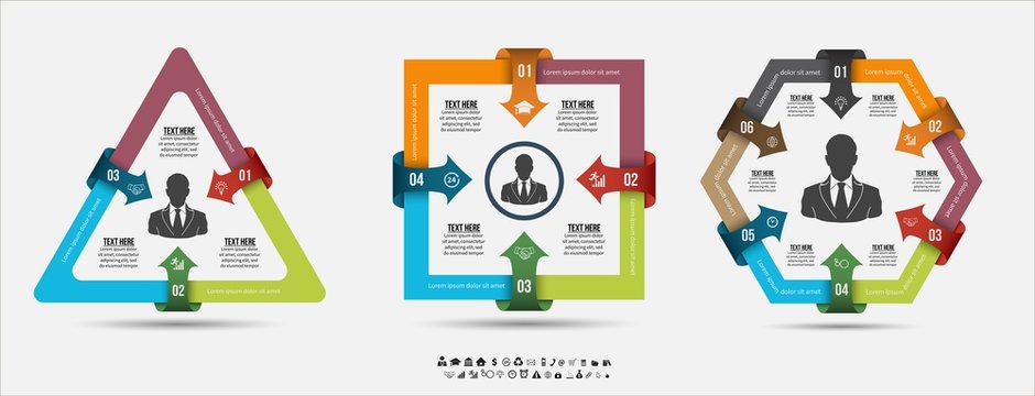 Infographic template . Design concept for presentation or diagram. Vector EPS10.
