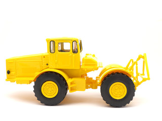 toy grader on a white background