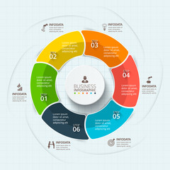 Vector infographic design template.