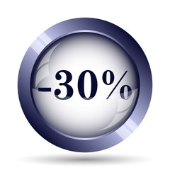 30 percent discount icon