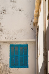 Blue window in the corner, Morocco
