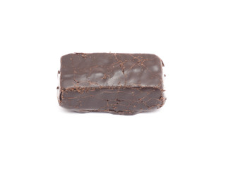 chocolate candy on a white background