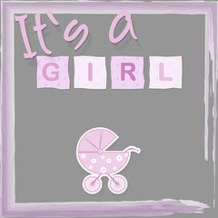 It`s a girl - Kinderwagen