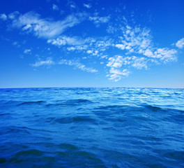 Obraz premium Blue sea water