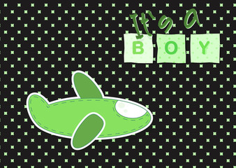 It`s a boy - Flugzeug
