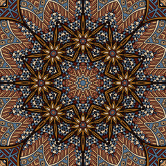 vintage tribal seamless pattern