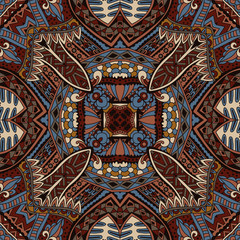 Fototapeta na wymiar bohemia fashion abstract tribal pattern