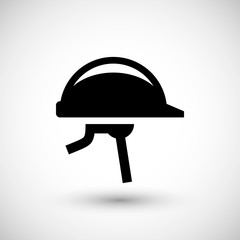 Protective helmet icon