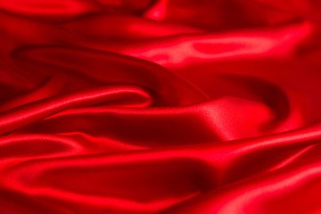 Sensuous Smooth Red Satin