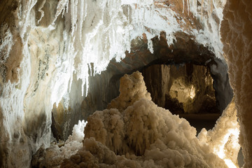  grotto at  abandoned salt mine