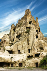 Naklejka premium Cappadocia, Turkey, Goreme national park. Open air museum
