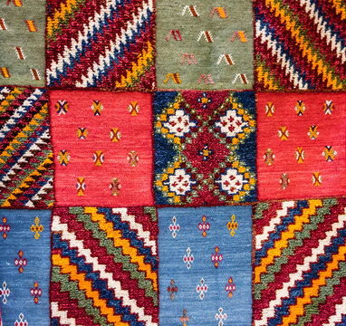 Carpet border frame Moroccan carpet