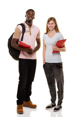 Fototapeta premium Two university student