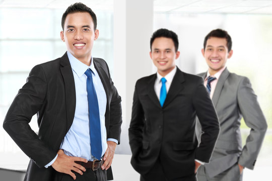 Group of asian young businessperson