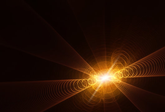 abstract golden background, Energy 
