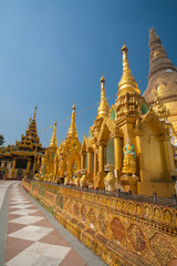 Golden pagoda in Myanmar