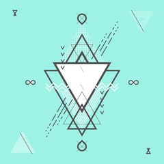 Abstract modern geometric background