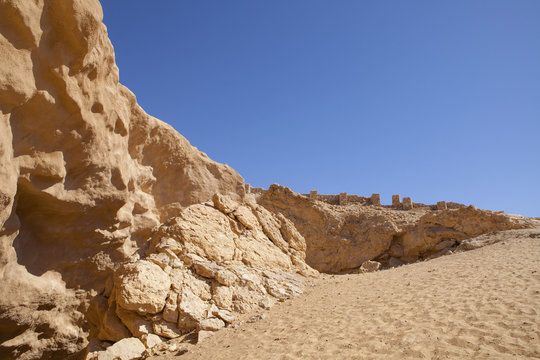 The ancient city of Ubar, Shisr, in Dhofar region, Oman.