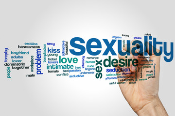 Sexuality word cloud concept