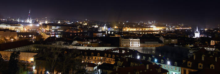 Fototapeta premium Prague in night