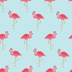 Fototapete Flamingo Seamless pattern flamingo
